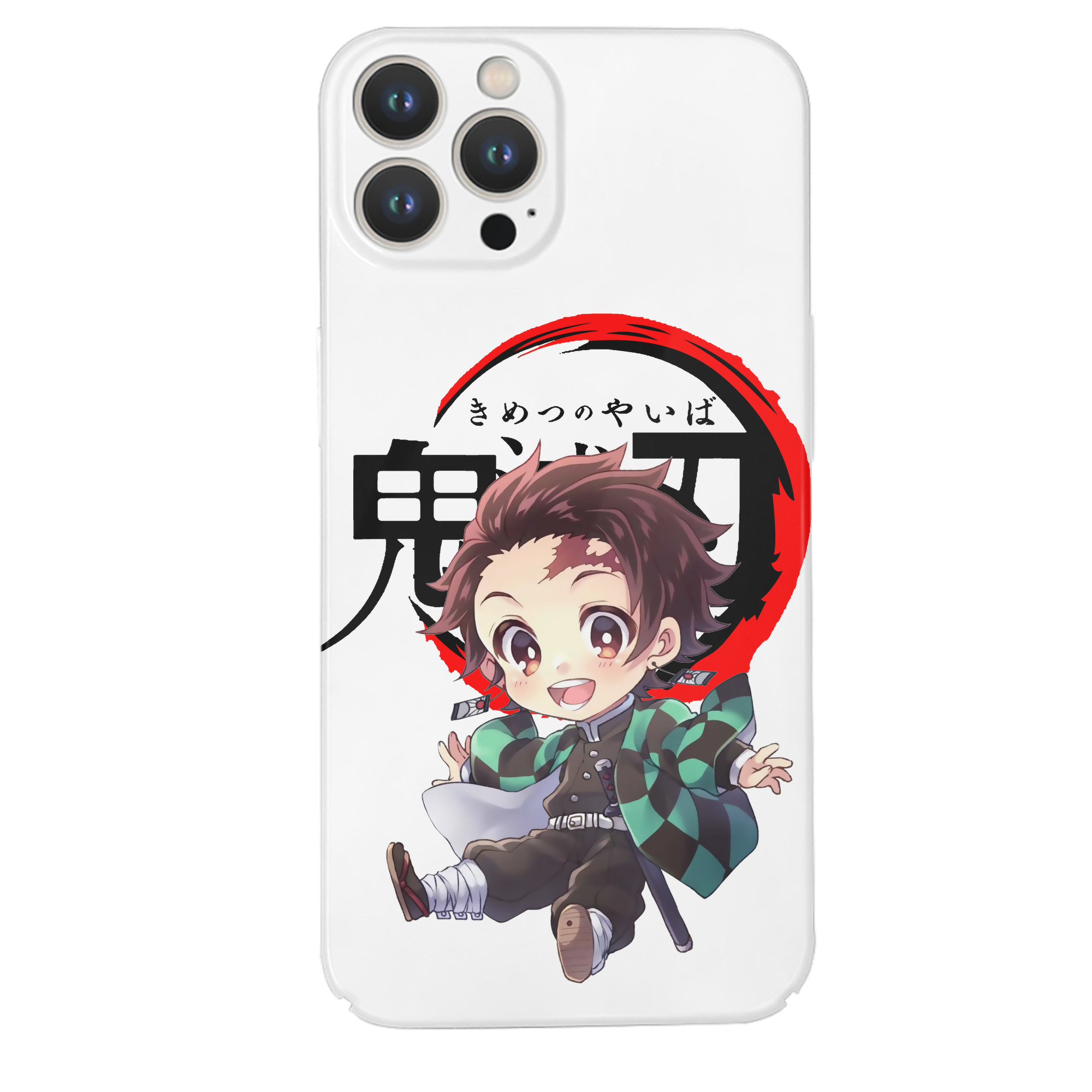 （画像用） 鬼滅の刃 竈門 炭治郎／かまど たんじろう Kamado Tanjirou 【iPhone 14シリーズ対応】ハードケース